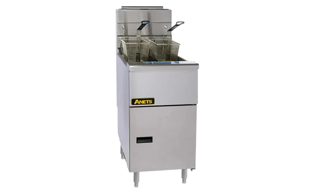 Anets AGG14R Gas Tube Fryer – 18–21L, 397mm | KW Commercial Kitchen commercial kitchen equipment