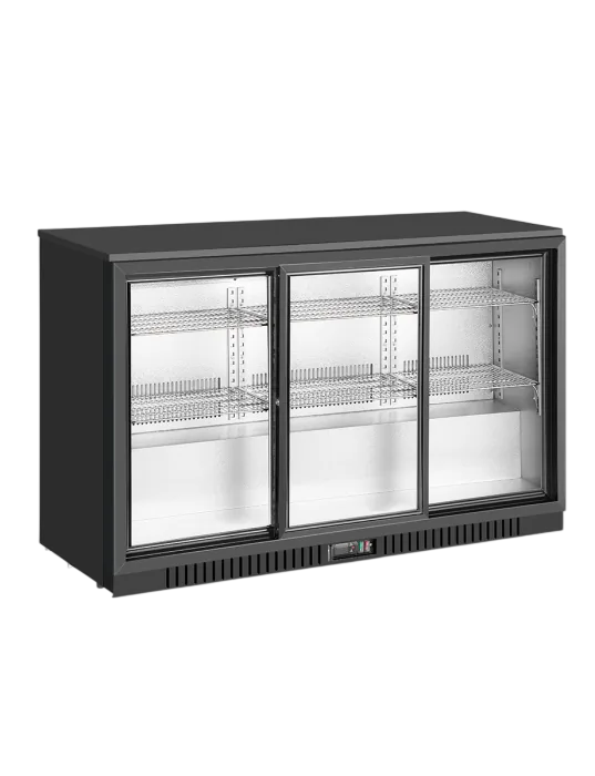 Atosa BB-330SEC 3-Sliding Door Back Bar Cooler – 330L Capacity | Ideal for Bars & Restaurants commercial kitchen equipment
