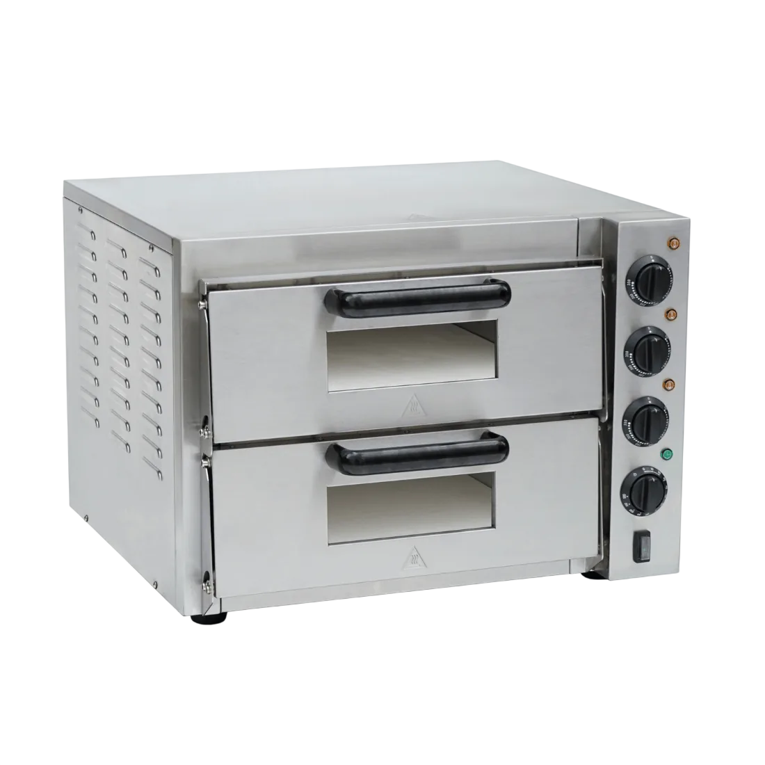 BakerMax EP-2T Double Deck Pizza Oven – 2.4kW, 350°C, Countertop commercial kitchen equipment