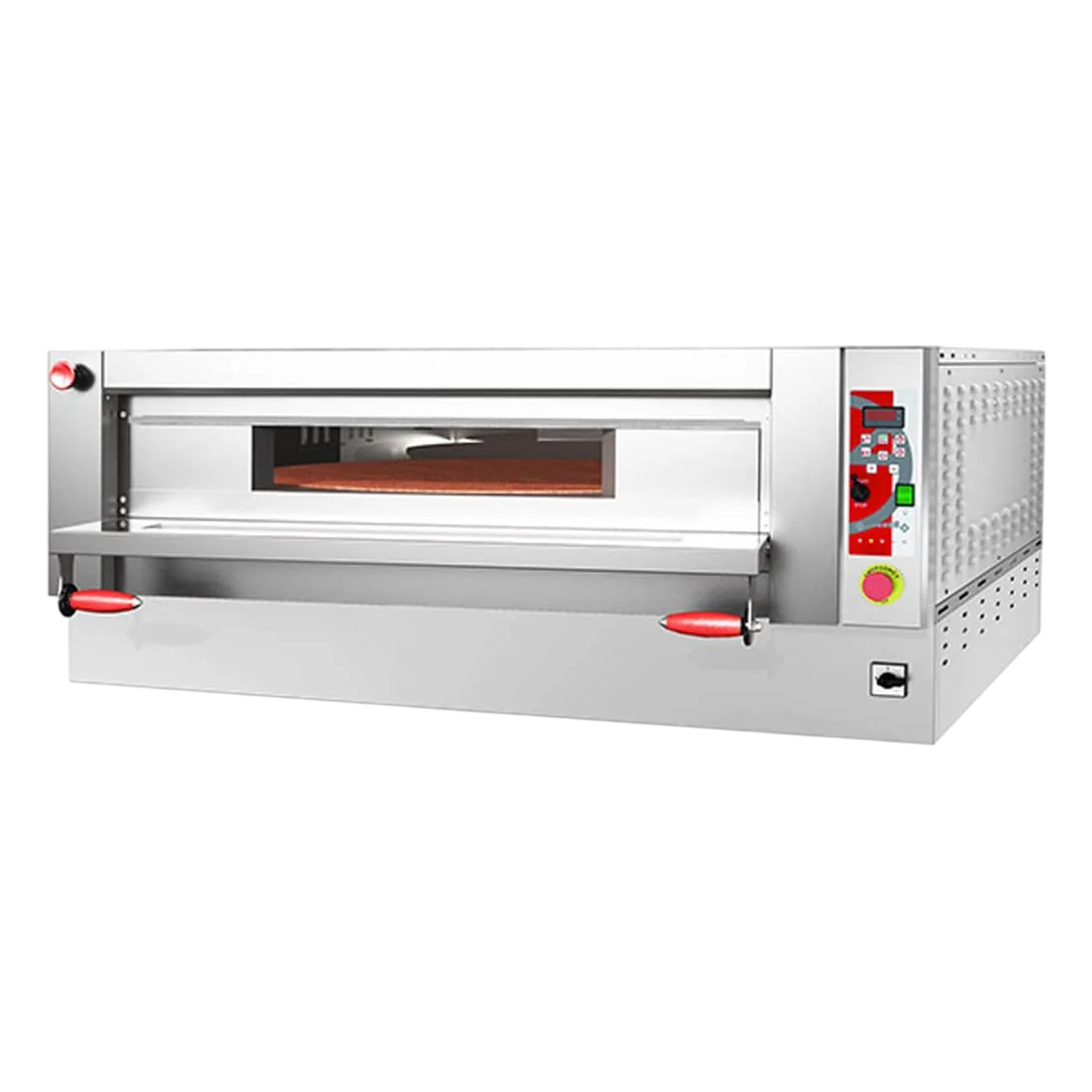2NDs: Pyralis Circle Digital Deck Rotating Stone Sole Pizza Oven PC147-VIC184 commercial kitchen equipment
