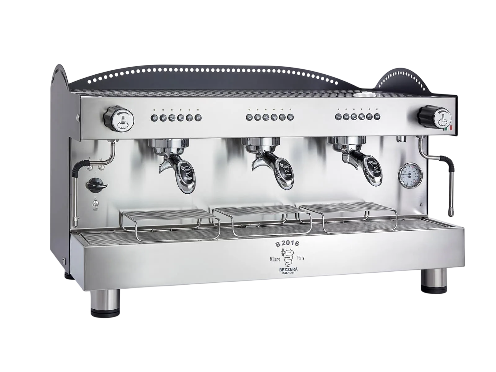 Bezzera 3L Black 3-Group Professional Espresso Machine BZB2016B3DE commercial kitchen equipment