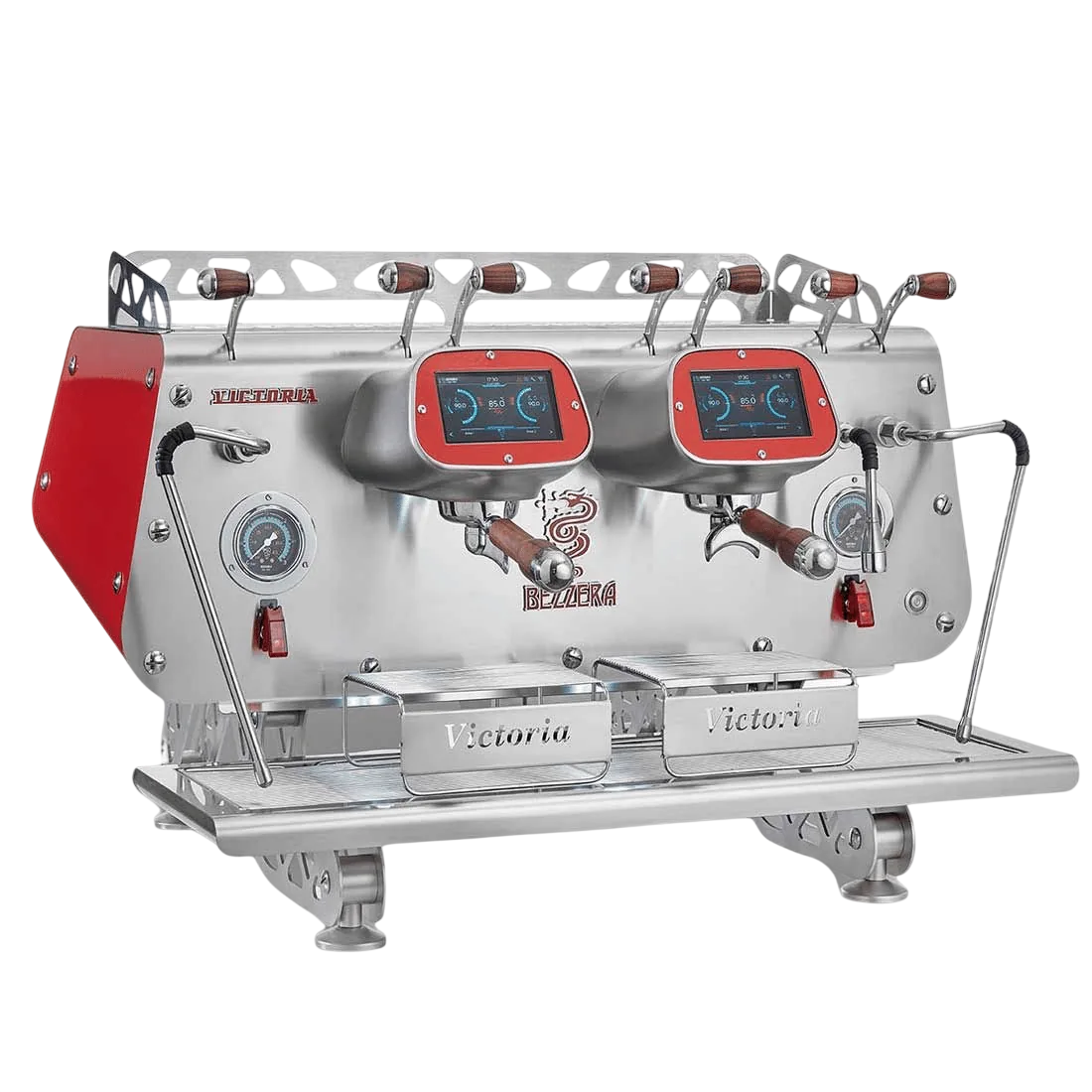 Bezzera VICTORIA Red 2-Group Professional Espresso Machine - BZVICTORIA2R commercial kitchen equipment