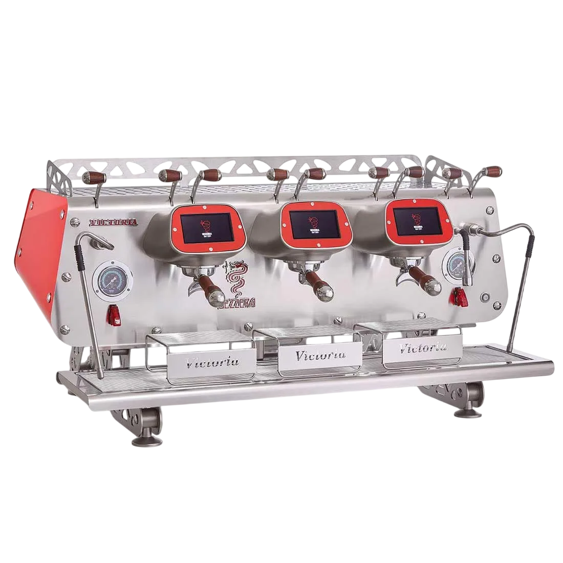 Bezzera BZVICTORIA3R 3-Group Espresso Machine – Red, Multi-Boiler, 415V commercial kitchen equipment