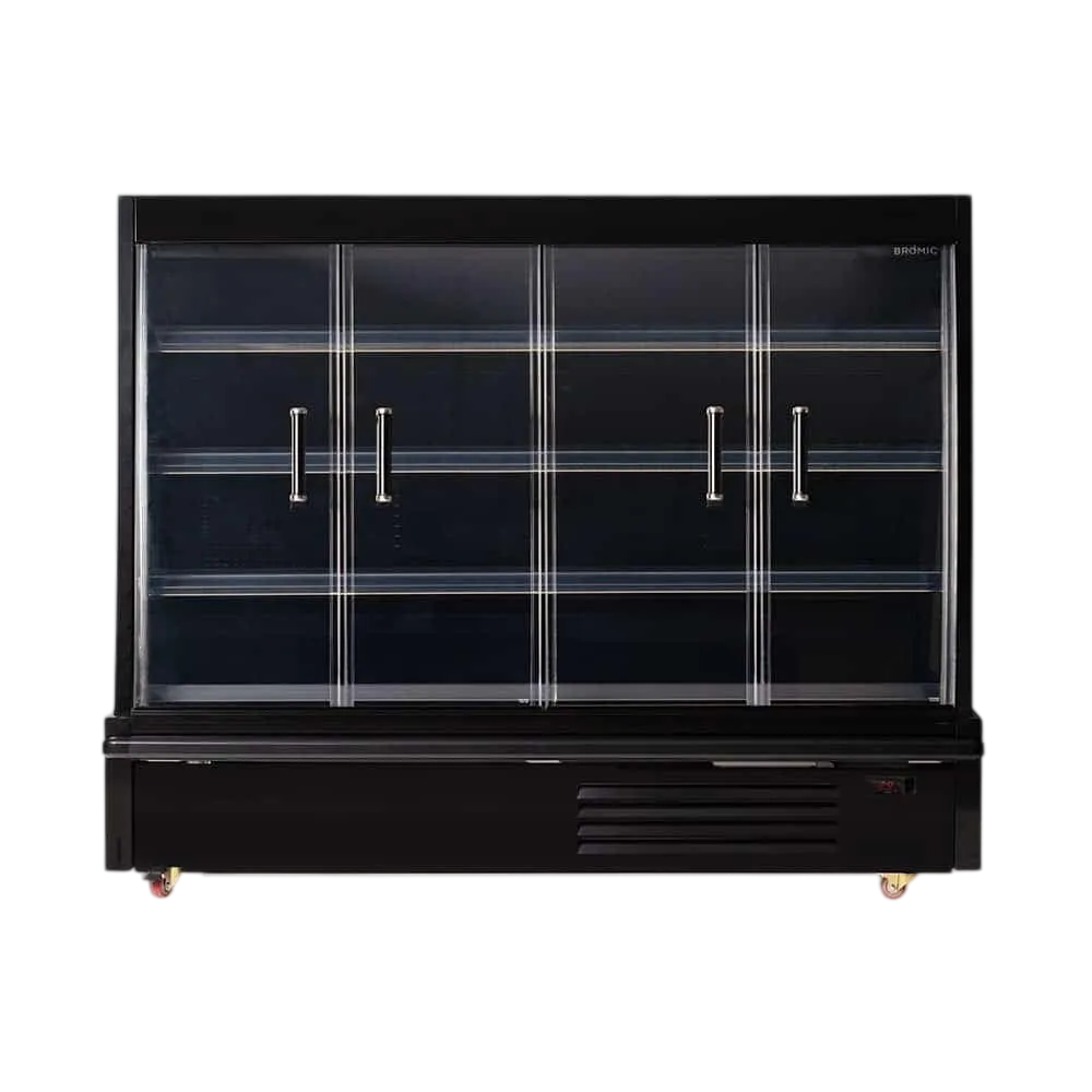 Bromic SVM1875HD-NR 4-Door Semi Vertical Display Fridge – 664L | Retail Use commercial kitchen equipment