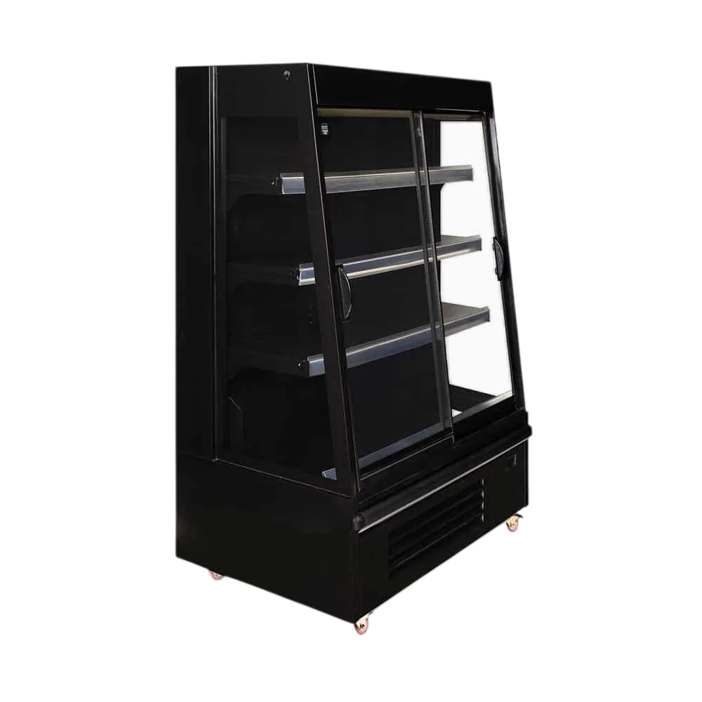 Bromic SVM1000SD-NR Semi Vertical Display Fridge – 332L, Sliding Doors commercial kitchen equipment
