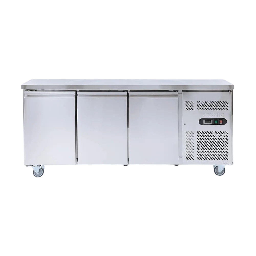 Bromic UBC1795SD-NR Underbench 3-Door Commercial Fridge - 417L commercial kitchen equipment