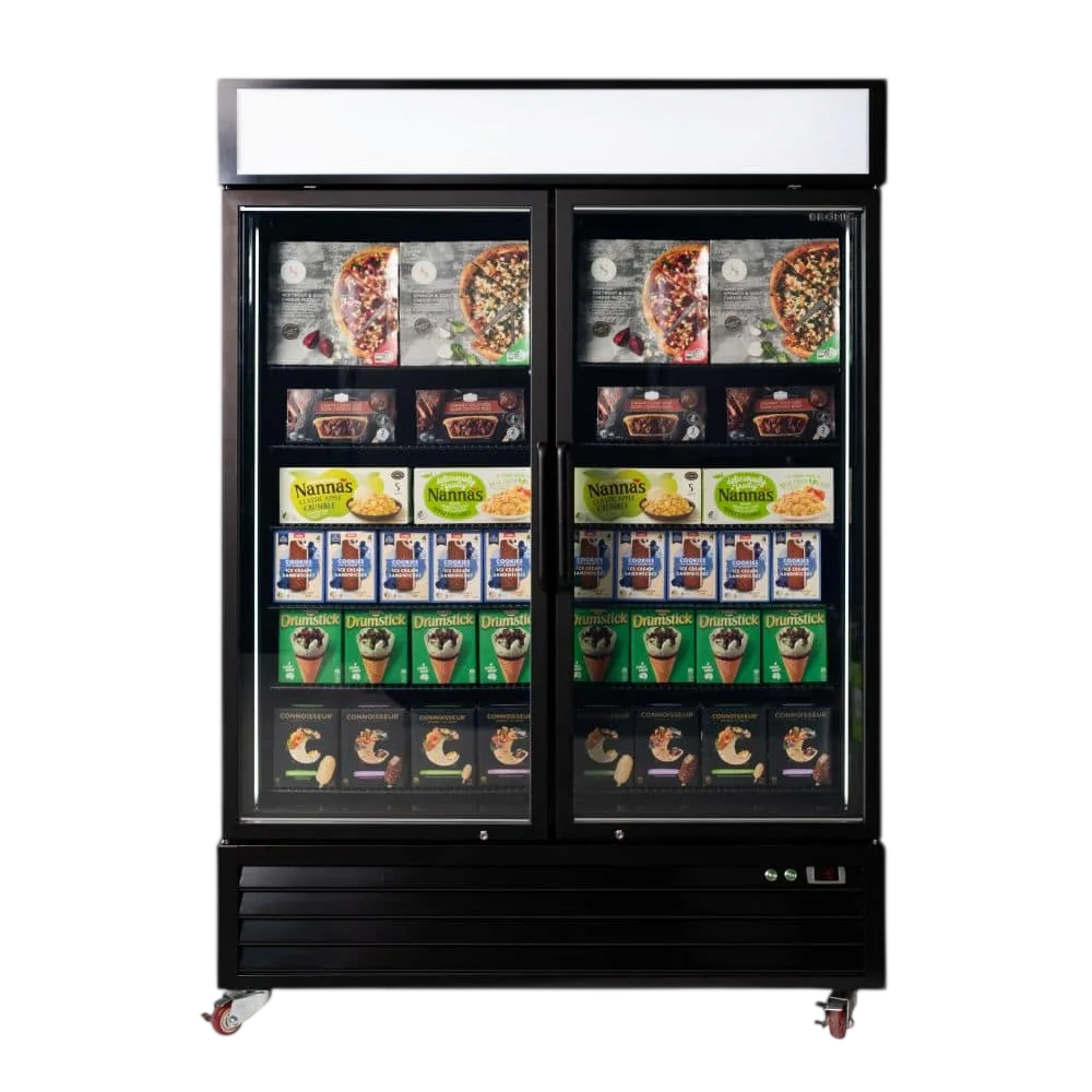 Bromic UF1250GDL-NR Upright Display Freezer 1266L – 1370mm commercial kitchen equipment