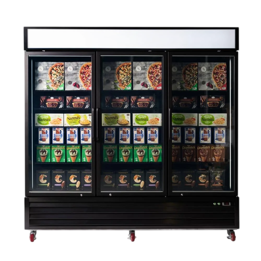 Bromic UF1980GDL-NR Upright Display Freezer 1980L – 2050mm commercial kitchen equipment