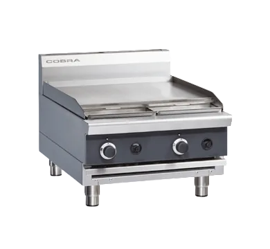 Cobra C6B-B 600mm Griddle Gas Cooktop – Bench Model commercial kitchen equipment