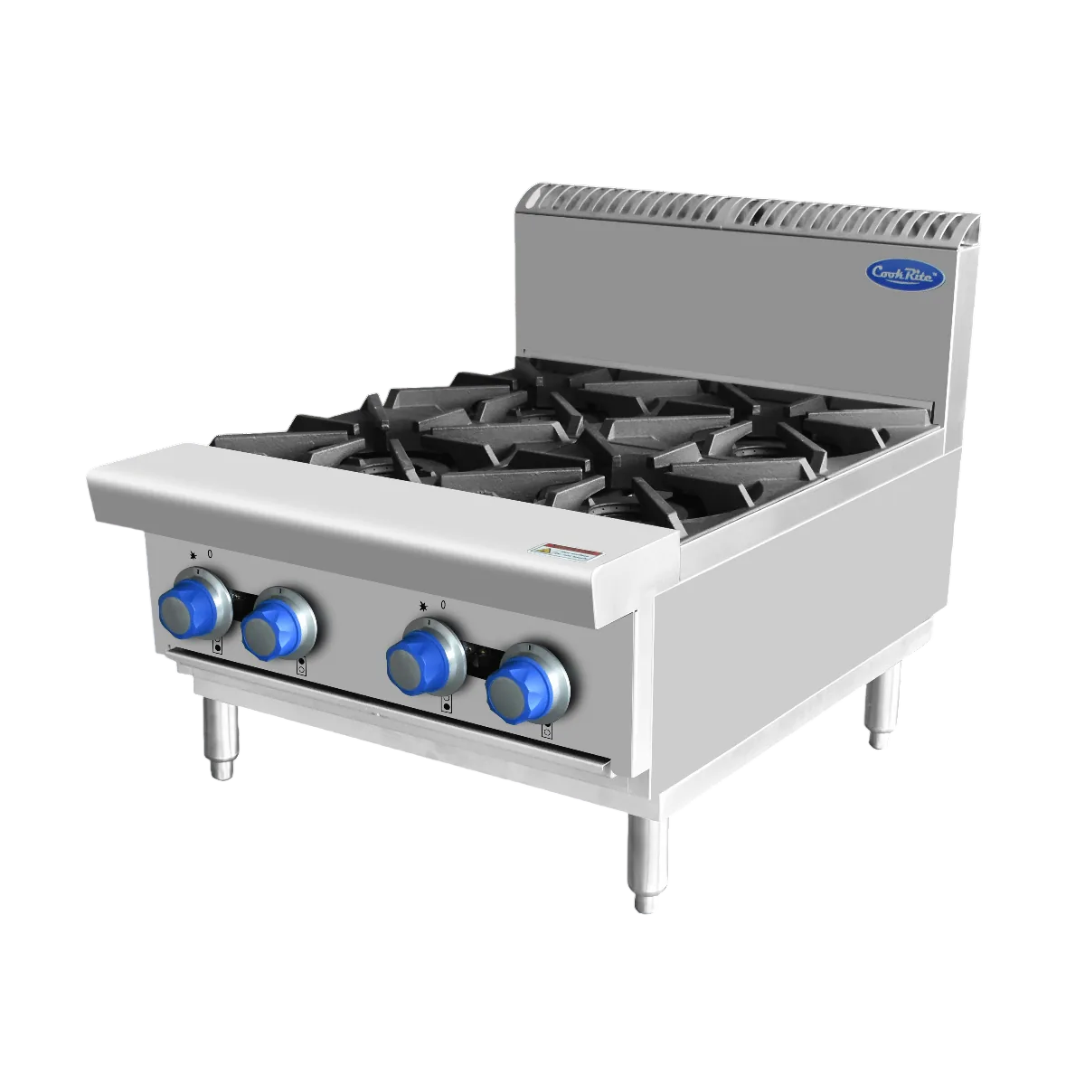 CookRite AT80G4B-C-LPG 4 Burner Gas Cooktop – 800 Series LPG commercial kitchen equipment