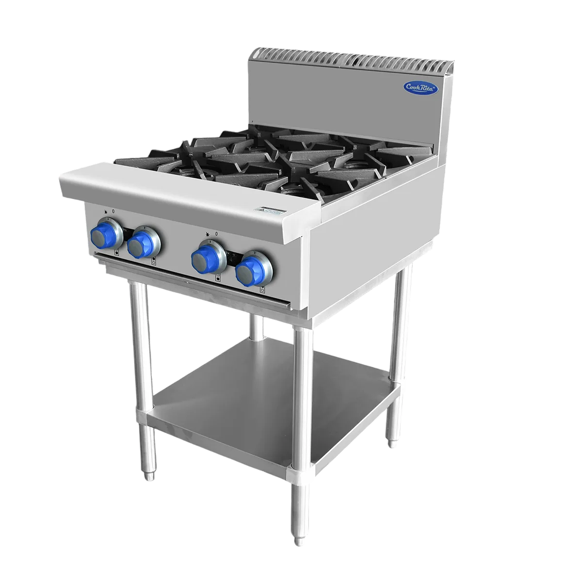 CookRite AT80G4B-F-NG 4 Burner Gas Cooktop – Heavy-Duty NG commercial kitchen equipment