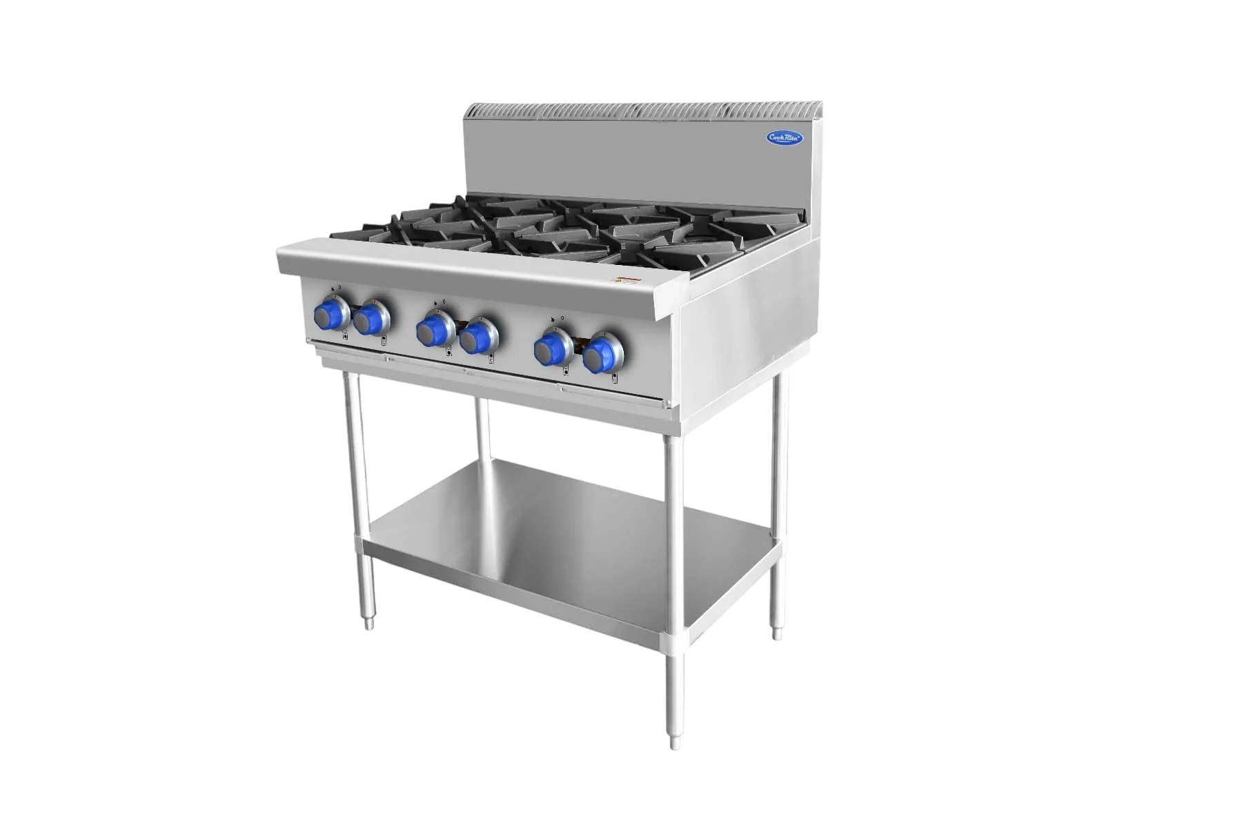 CookRite AT80G6B-F-LPG 6 Burner Gas Cooktop with Stand – LPG commercial kitchen equipment