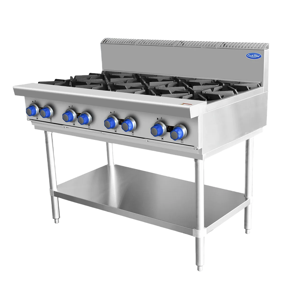 CookRite AT80G8B-F-NG 8 Burner Gas Cooktop – Heavy-Duty NG | Ideal for Commercial Kitchens commercial kitchen equipment