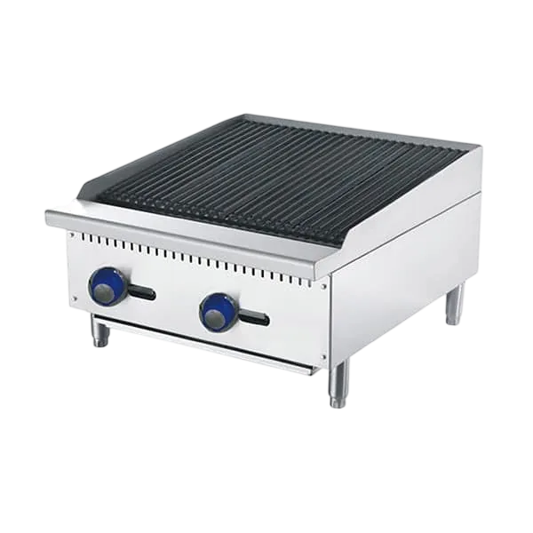 CookRite ATCB-24-NG Char Rock Broiler – 610mm Compact Gas Grill commercial kitchen equipment