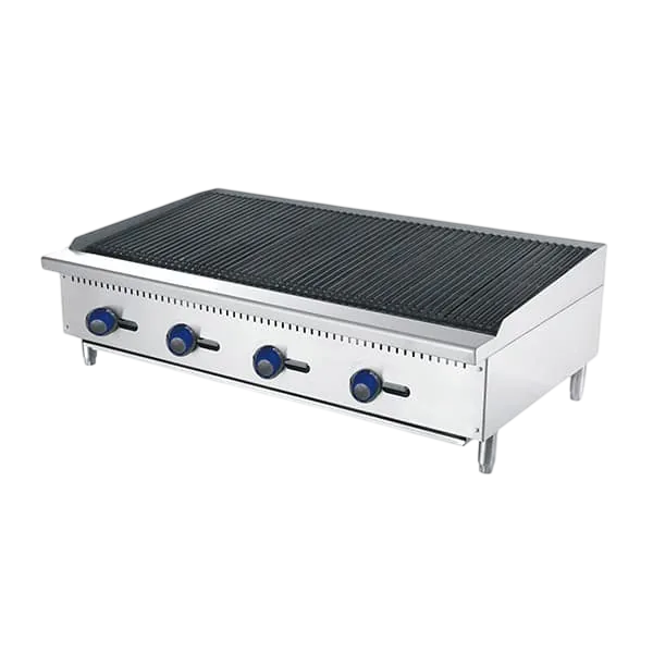CookRite ATCB-48-NG Char Rock Broiler – 1220mm NG | Lava Rock Grill commercial kitchen equipment