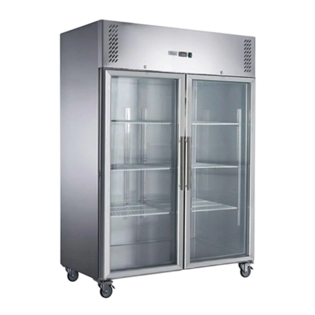 FED-X XURF1200G2V Double Glass Door Upright Freezer – 1200L commercial kitchen equipment