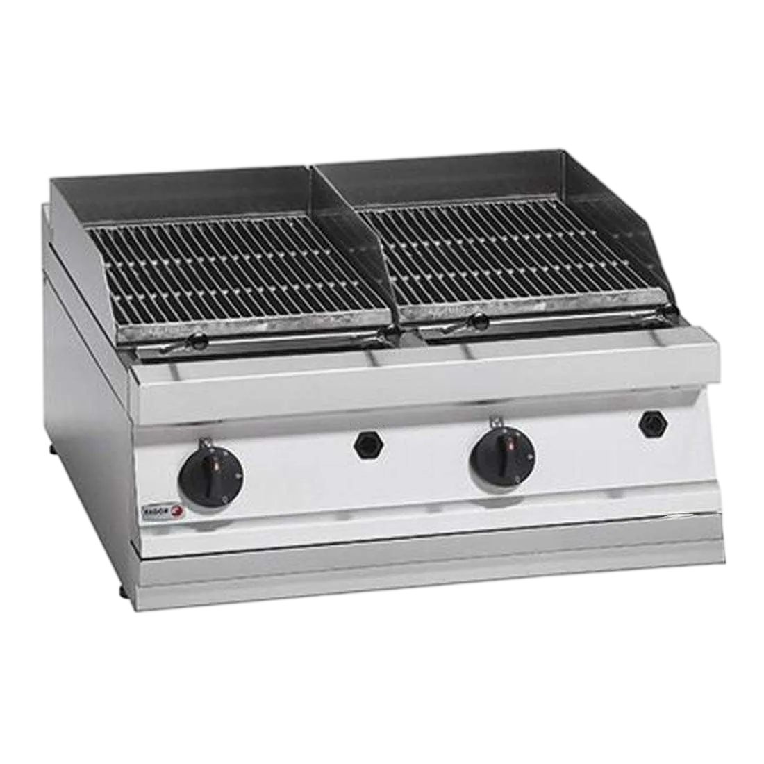 Fagor 700 series - Gas charcoal 2 grid grill BG7-10 commercial kitchen equipment