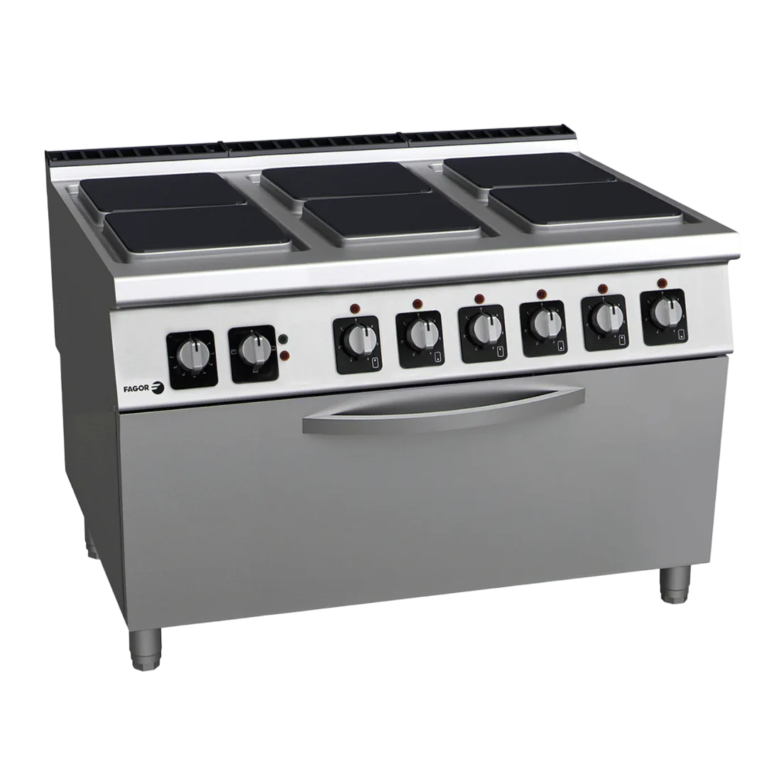 Fagor Kore C-E961OP Electric 6 Burner Range with Oven | 36kW | 415V commercial kitchen equipment