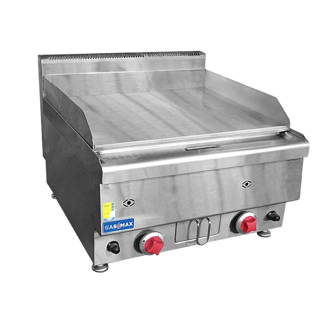 Gasmax JUS-TRG60E Benchtop 2-Burner Griddle – 600mm Stainless Steel, 42MJ/h NG commercial kitchen equipment