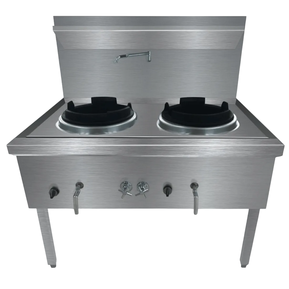 Gasmax WW-2LC Waterless LPG Double Wok Burner – 1200mm commercial kitchen equipment