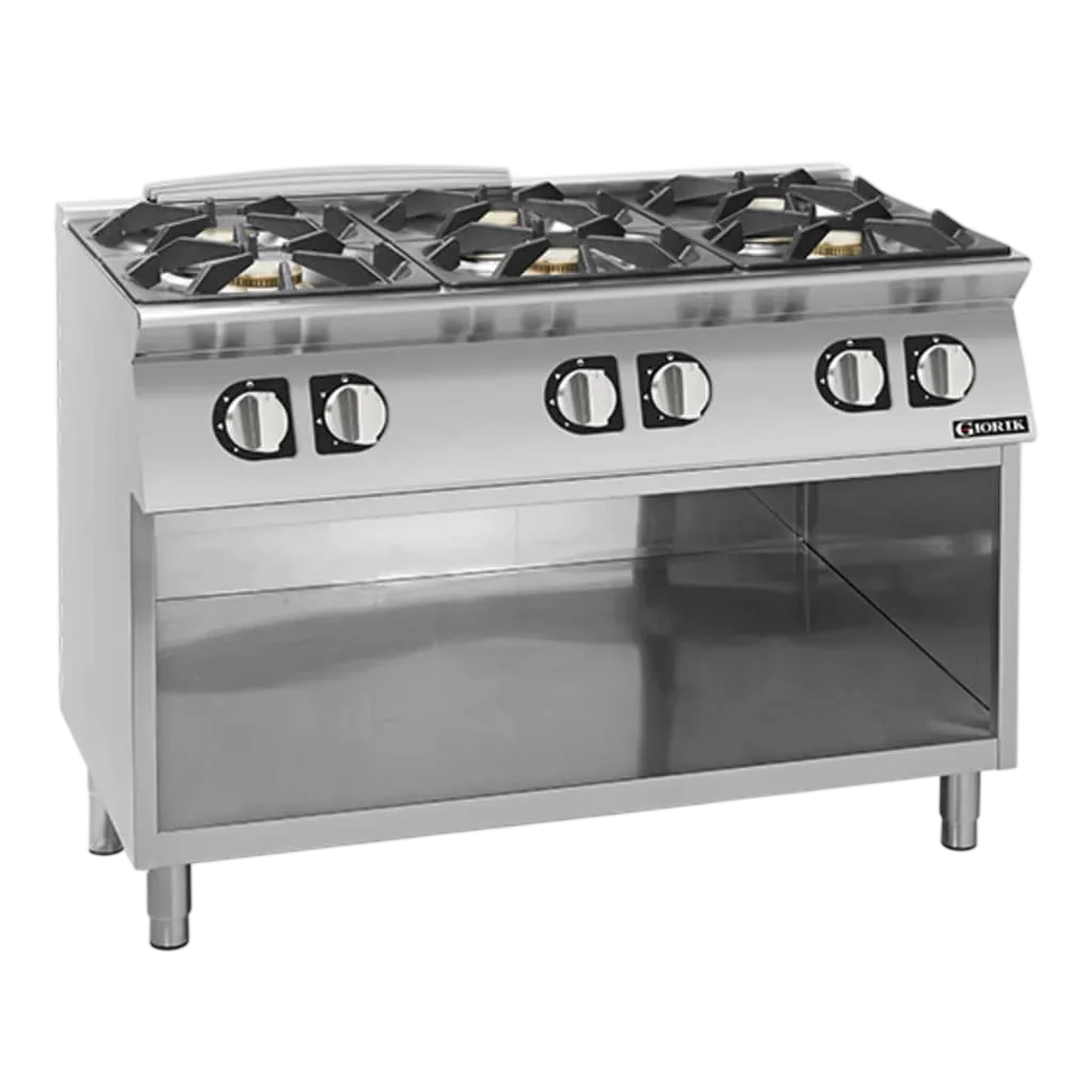Giorik 700 Series CG760GT 6 Burner Gas Boiling Top commercial kitchen equipment