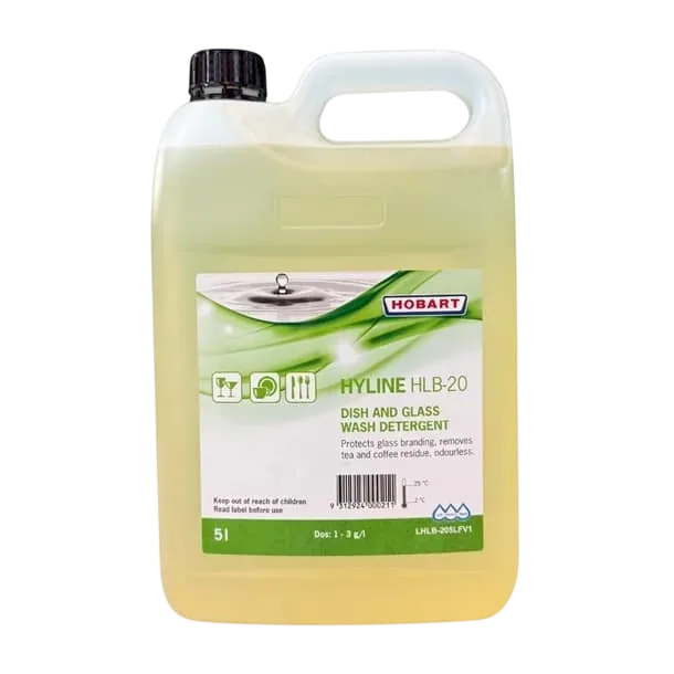 Hobart Hyline HLB-205L Commercial Dishwasher Detergent – 5 L Alkaline Concentrate commercial kitchen equipment