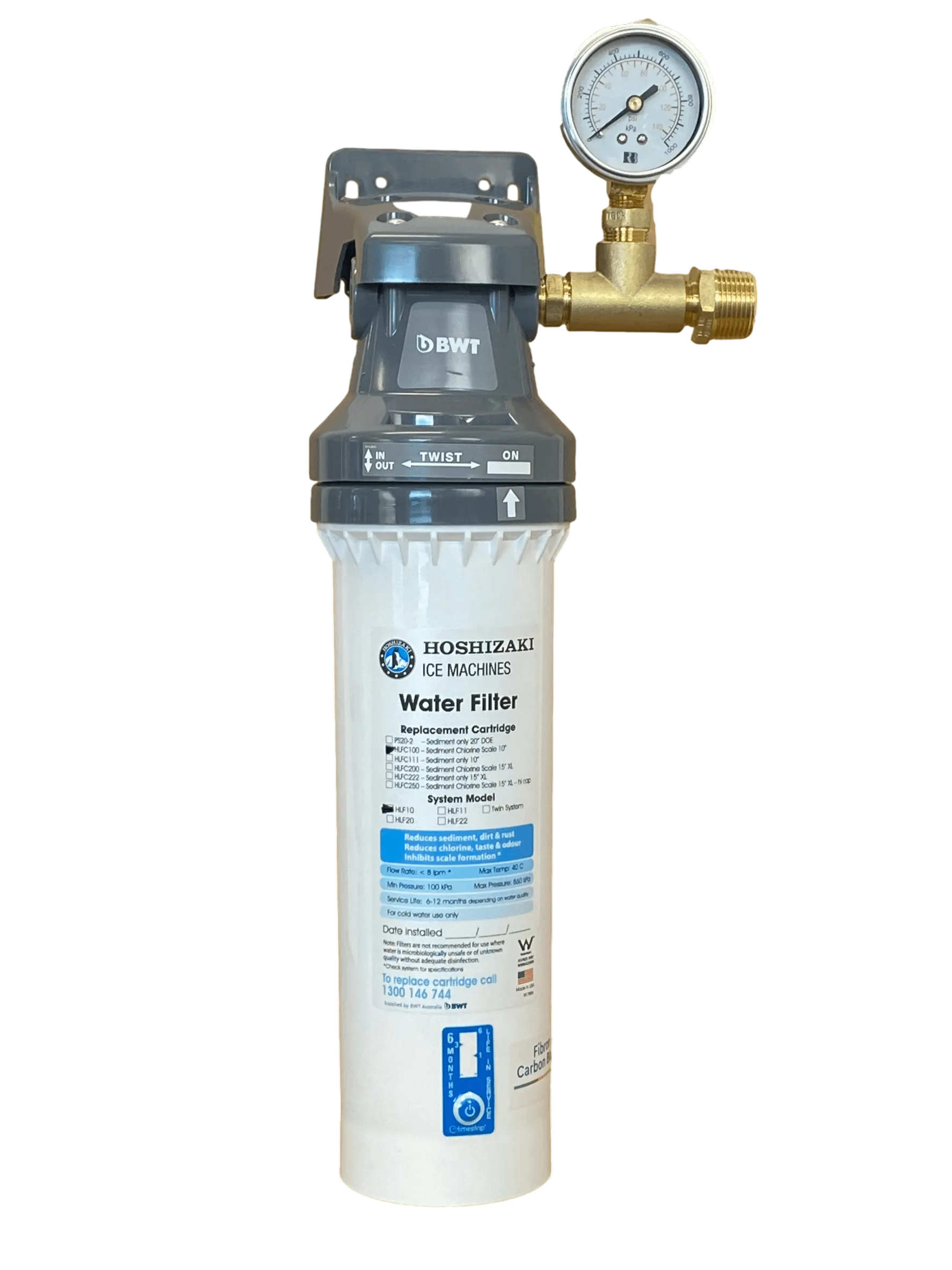 Hoshizaki Water Filter Kit HLF10G with Gauge commercial kitchen equipment