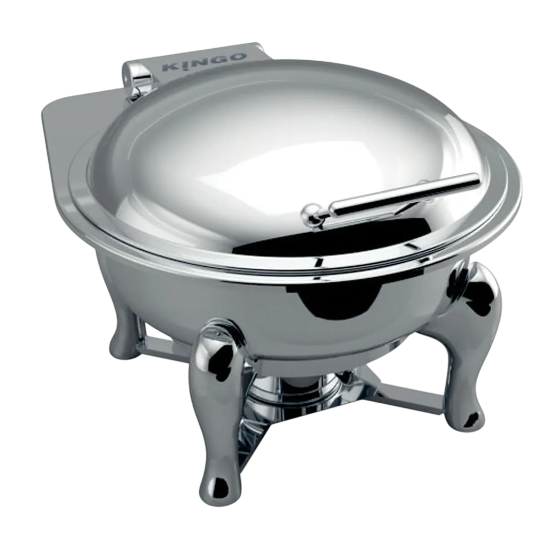 Kingo KGJ201G Round Chafing Dish with Steel Lid - Ex-Showroom commercial kitchen equipment
