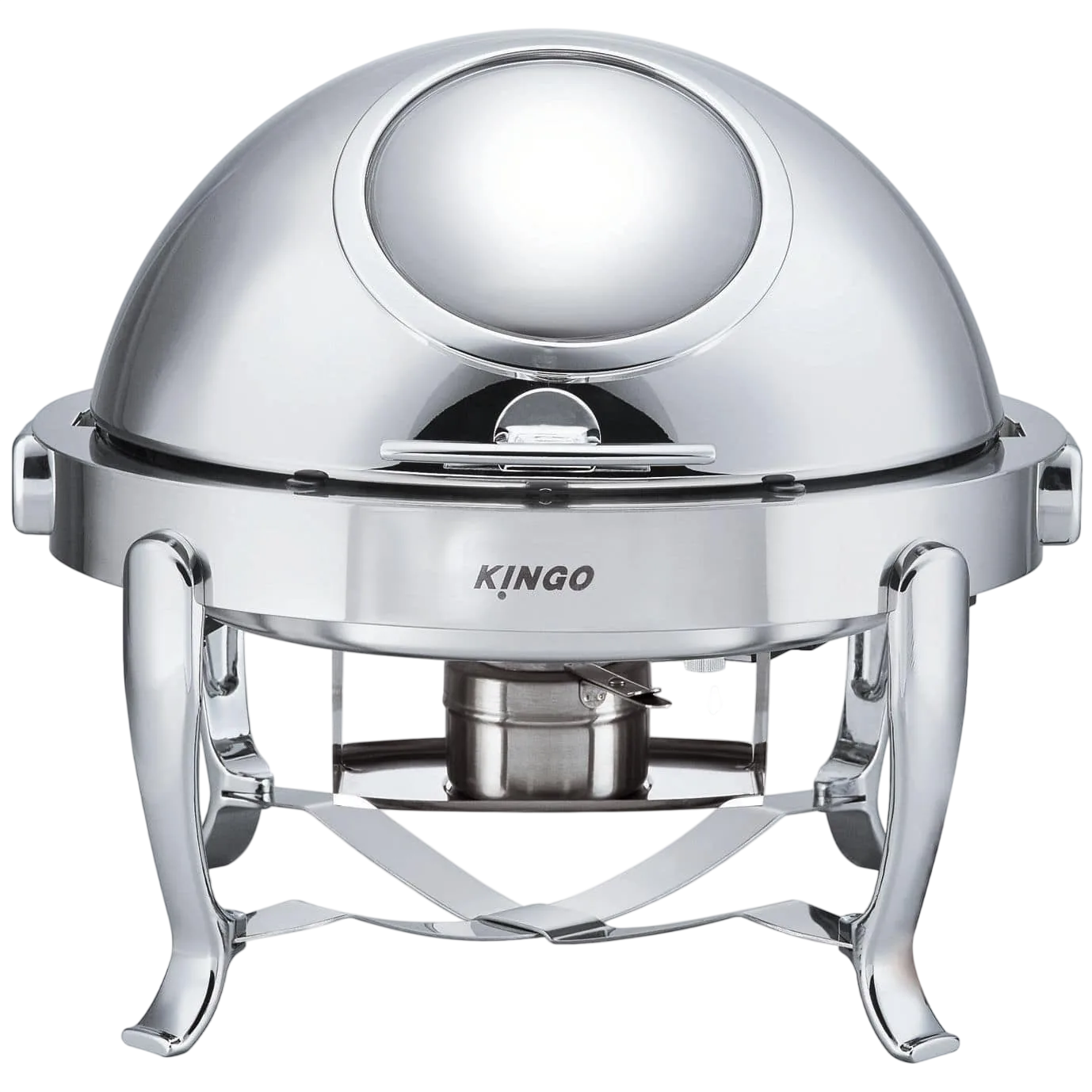 Kingo KGS6803G Round Chafing Dish with Chrome Legs (2NDs) commercial kitchen equipment