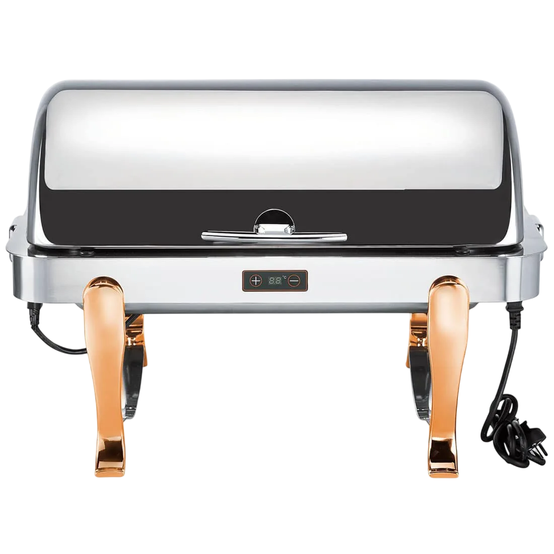 Kingo Oblong Chafing Dish with Gilt Legs - Ex-Showroom KGTCB6801-1 commercial kitchen equipment