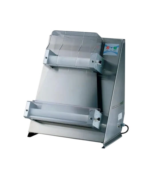 Mecnosud DRM1040 Dough Roller – 40cm Parallel, 100–700g Portions, Foot Pedal commercial kitchen equipment