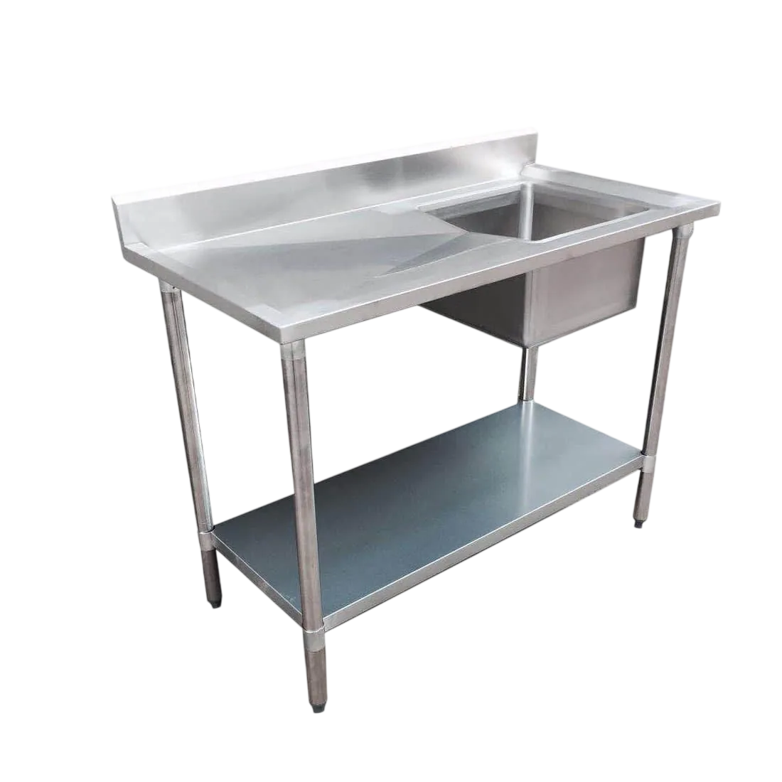 FED 1200-7-SSBR Single Sink Bench Right Handed – 1200mm commercial kitchen equipment
