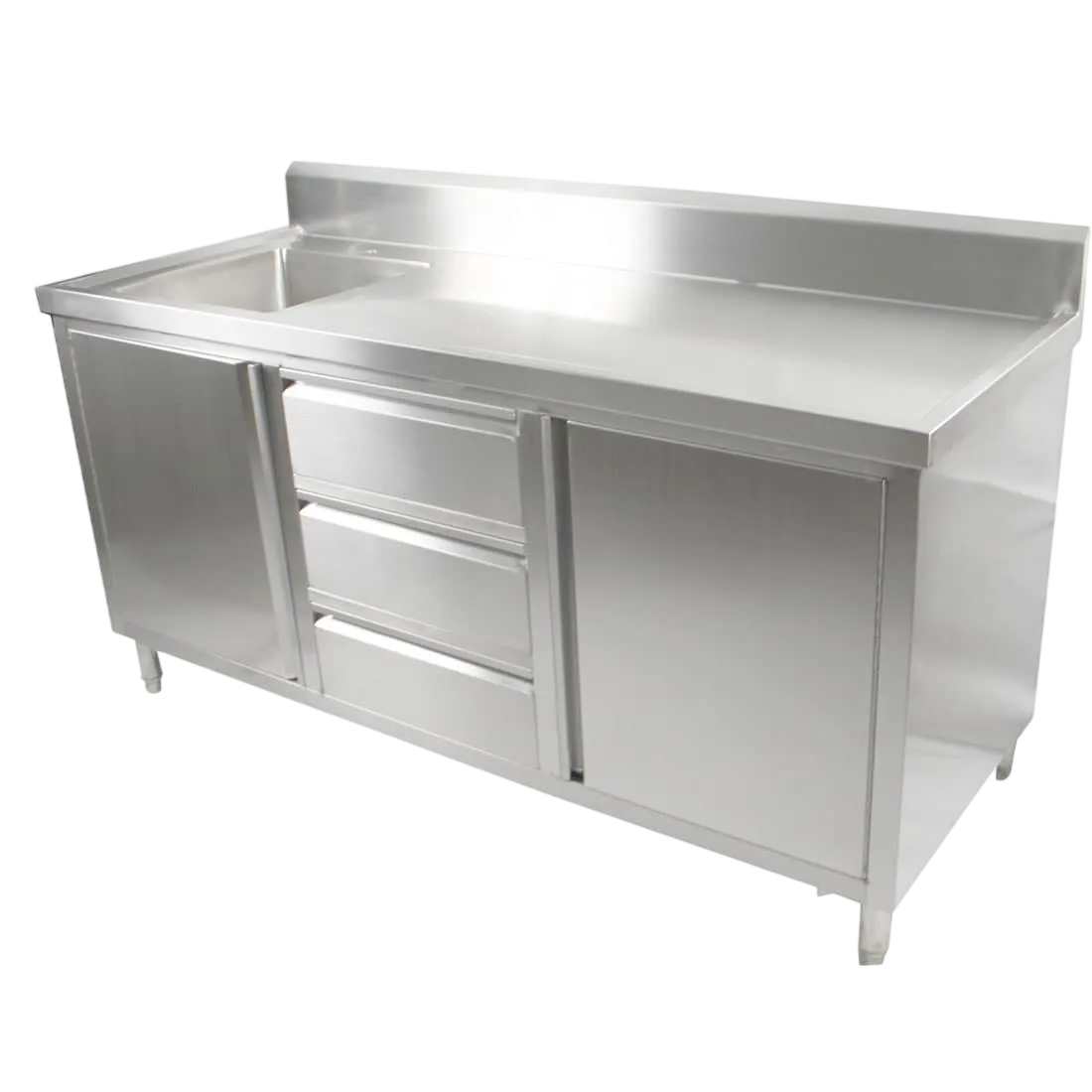 FED SC-6-1800L-H Left Sink Cabinet – 1800mm | KW Commercial Kitchen commercial kitchen equipment