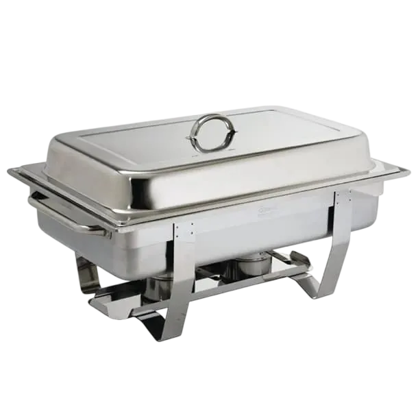 Olympia S631 2 x GN 1/1 Chafers with 72 x 6-Hour Easy Heater Fuel – 9L Stainless Set commercial kitchen equipment