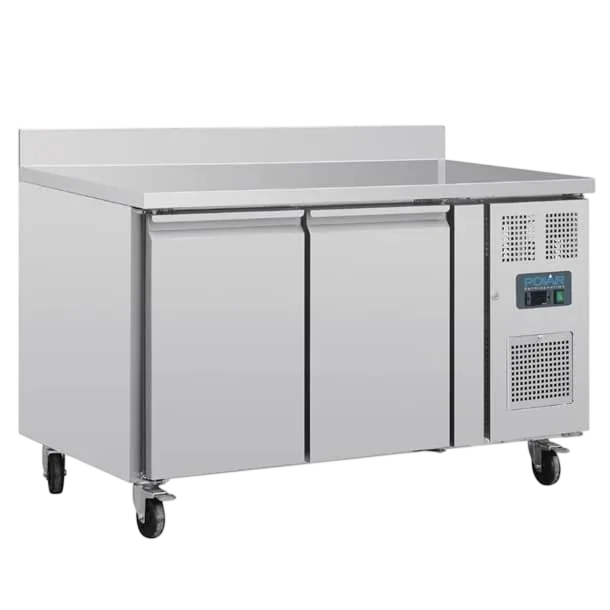 Polar UA064-A U-Series Double Door Counter Fridge with Upstand – 282L commercial kitchen equipment