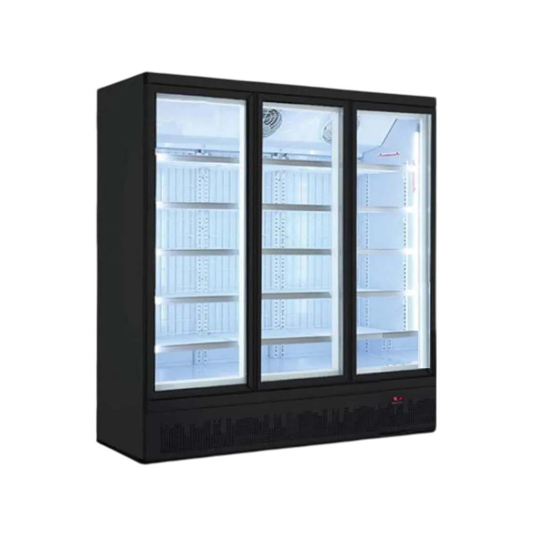 Thermaster LG-1500BGBMF Triple Glass Door Freezer – 1480L, Dual Compressor commercial kitchen equipment