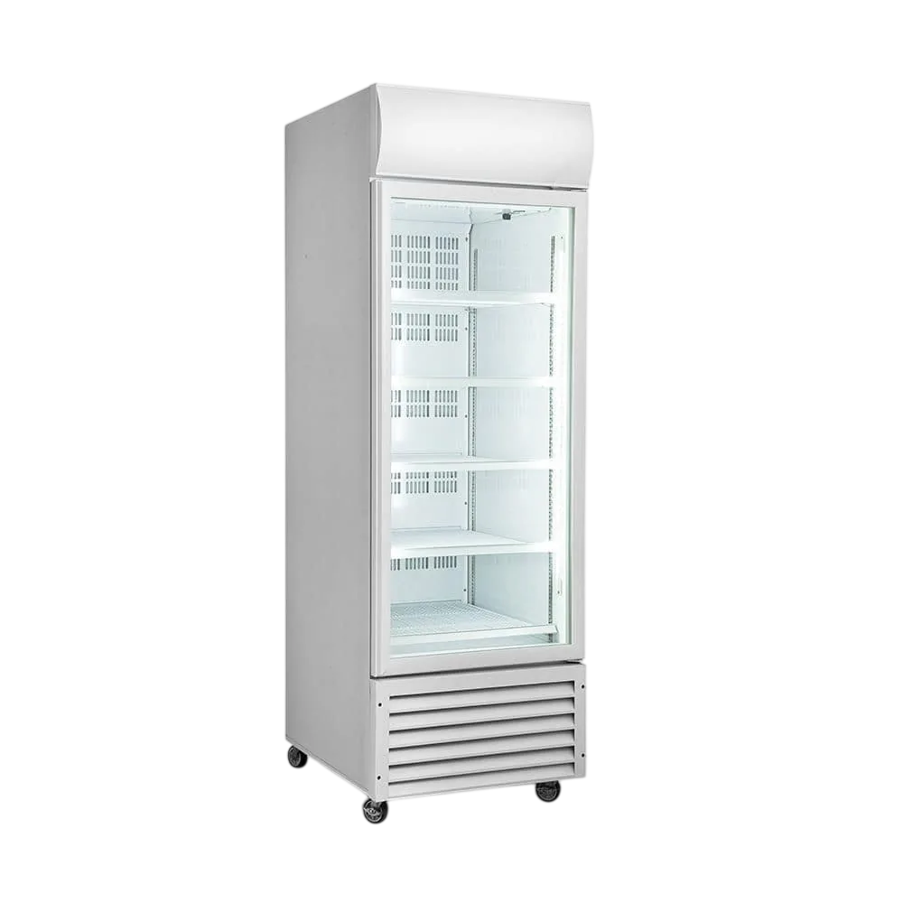 2NDs: Thersmaster Single Glass Door Colourbond Upright Drink Fridge LG-370GT-QLD119 commercial kitchen equipment