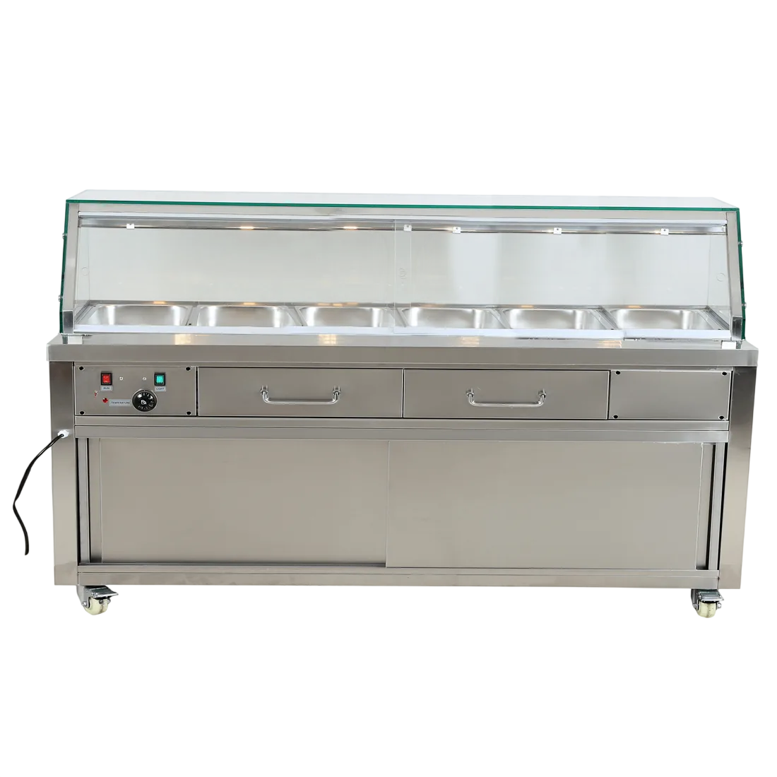 2NDs: Thermaster Heated Bain Marie Food Display PG210FE-YG-NSW1856 commercial kitchen equipment