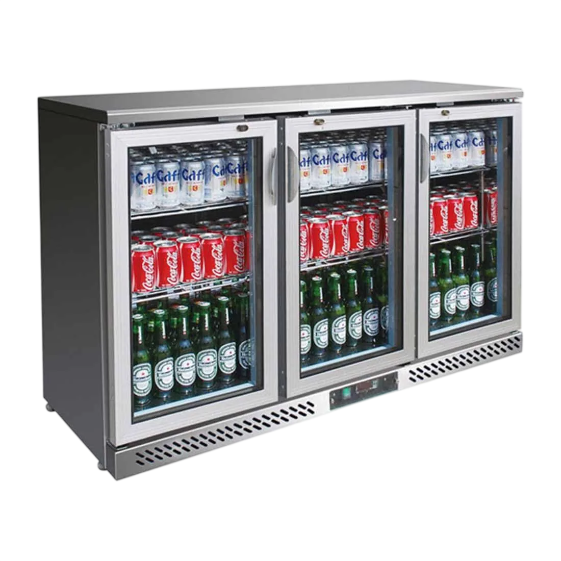 SC316SG Three Door Stainless Steel Bar Cooler commercial kitchen equipment