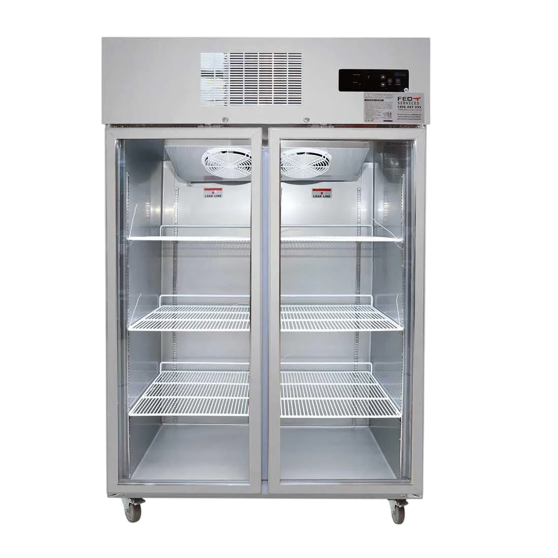 Thermaster SUFG1000 Double Glass Door Display Freezer – 1000L, LED, -22°C to -18°C commercial kitchen equipment