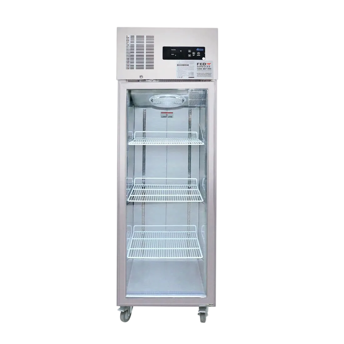 Thermaster SUFG500 Single Glass Door Display Freezer – 500L, Stainless Steel, -22°C to -18°C commercial kitchen equipment