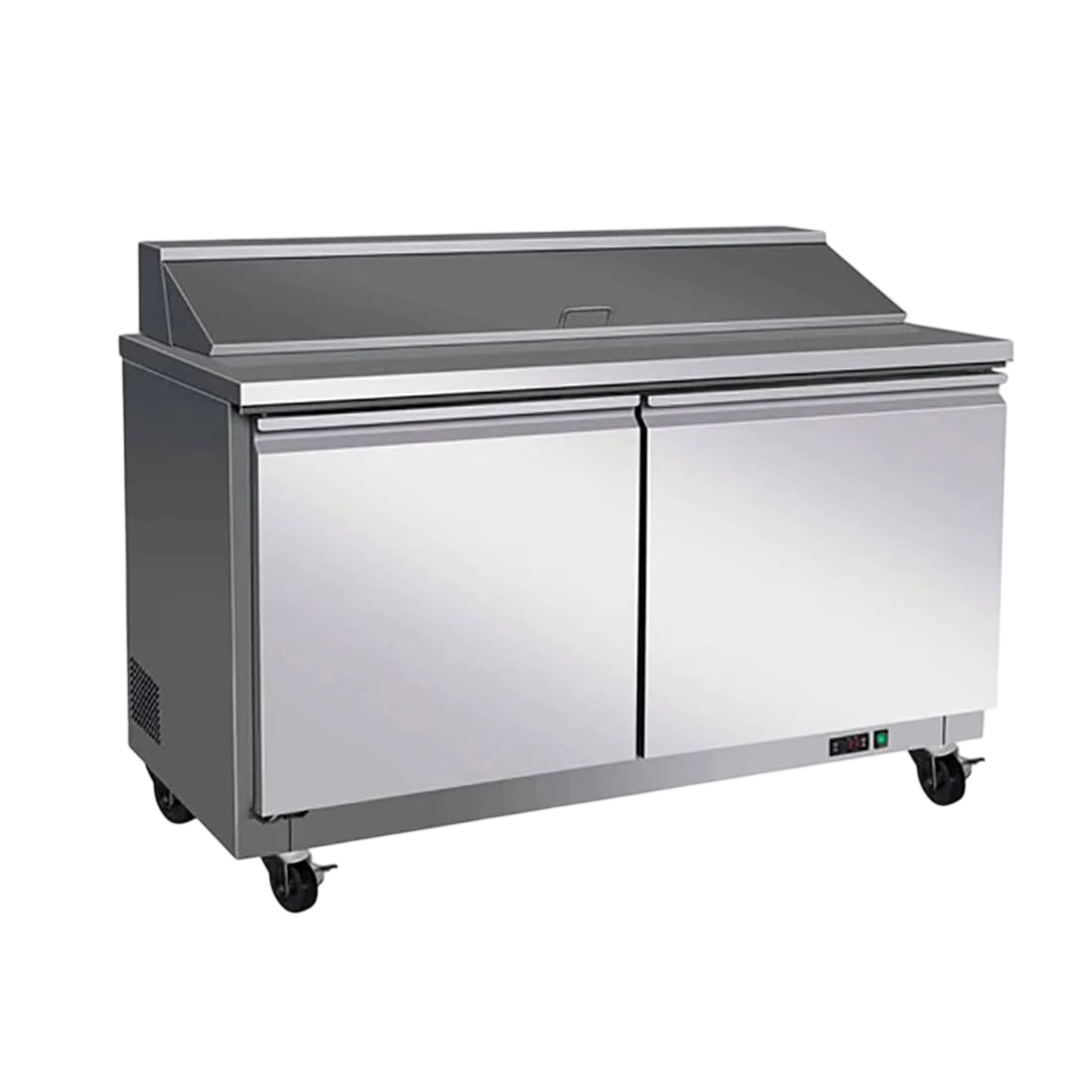 Thermaster TSB1555 Two-Door Pizza Prep Bench Fridge – 527L commercial kitchen equipment