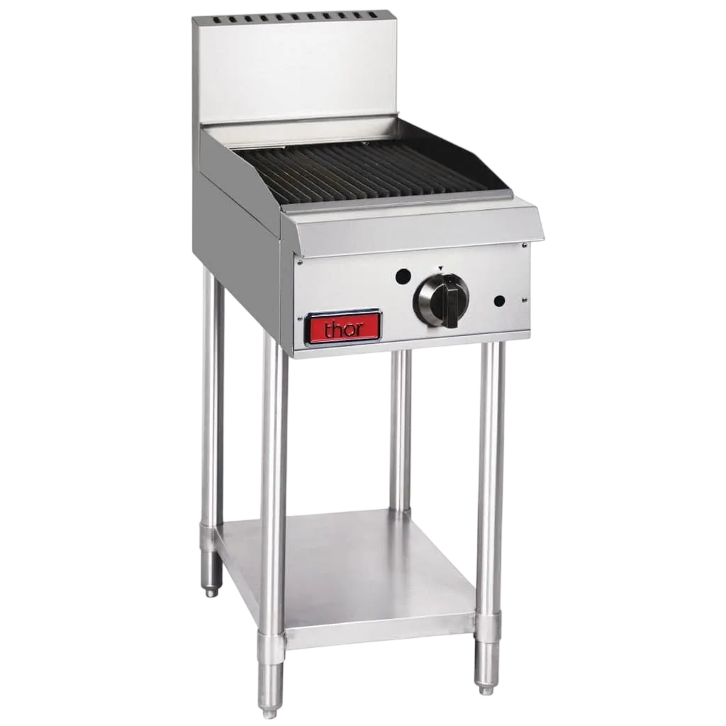 Thor 15" Radiant Charbroiler 1 Burner Safety Valve Flame Fail Protect TR-CBR15F commercial kitchen equipment