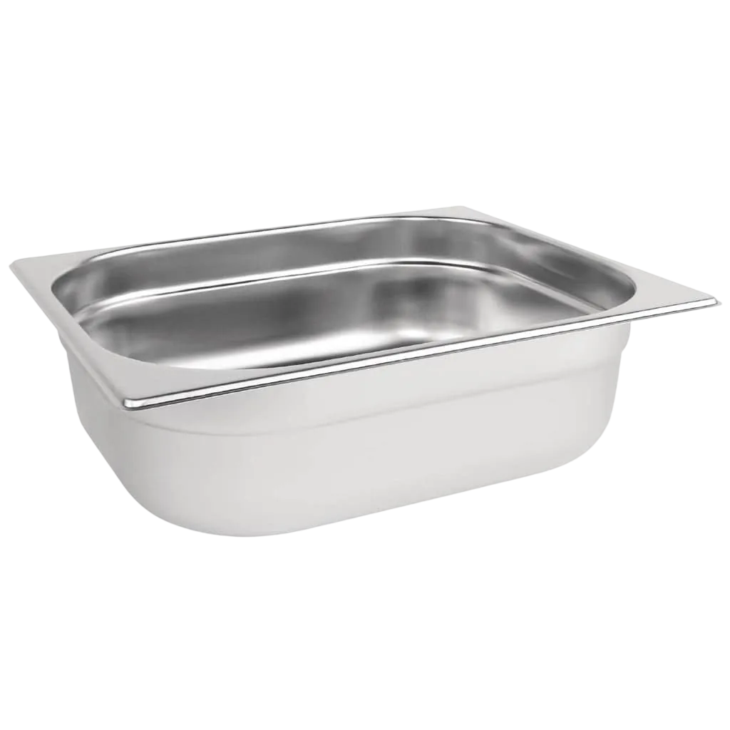 Vogue DN715 Stainless Steel Gastronorm Pan 1/2 65mm – 4L commercial kitchen equipment