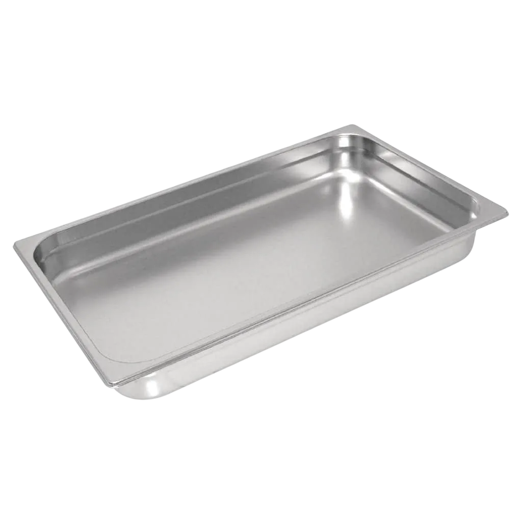 Vogue GC965 Heavy-Duty Stainless Steel Gastronorm Tray 1/1 Size – 150mm Deep commercial kitchen equipment