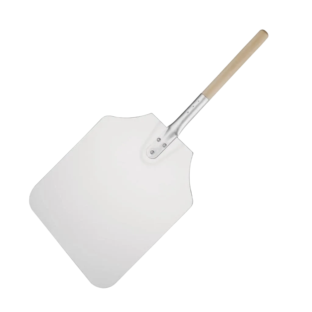 Vogue Pizza Peel Wood Handle Aluminum - 305x355mm 12x14" (Blade 660mm 26") commercial kitchen equipment