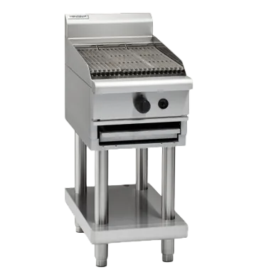 Waldorf CH8450G-LS Gas Chargrill – 450 mm, 48 MJ Burner on Stand commercial kitchen equipment