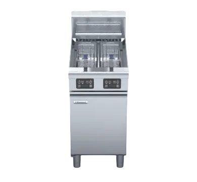 Waldorf FN8224EE Twin Pan Electric Fryer – 450mm, 12L + 12L | KW commercial kitchen equipment