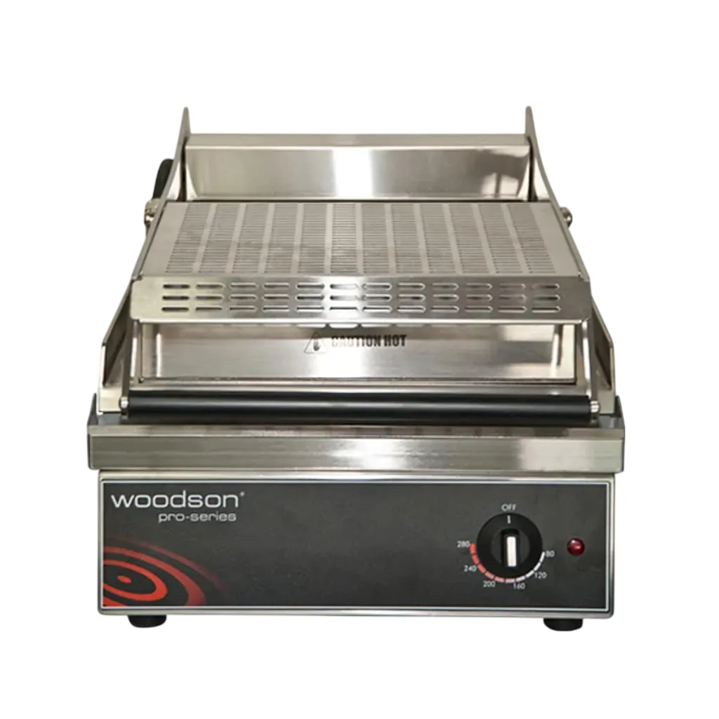 Woodson W.GPC350 Contact Grill | Smooth Plate 350x350mm commercial kitchen equipment
