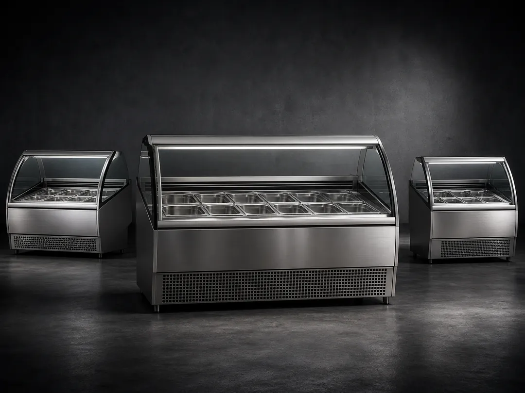 Gelato Display Freezers commercial product system